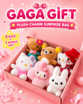 GAGA Plush Charm Surprise Bag - 5 Bags + Bonus Gift