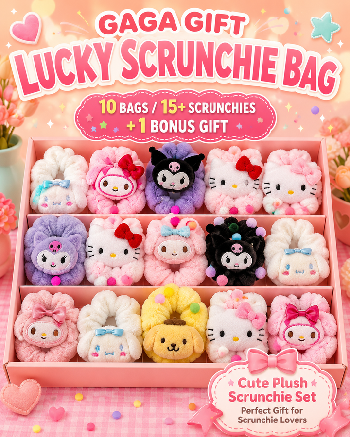 GAGA Lucky Scrunchie Bag - 15+ Scrunchies